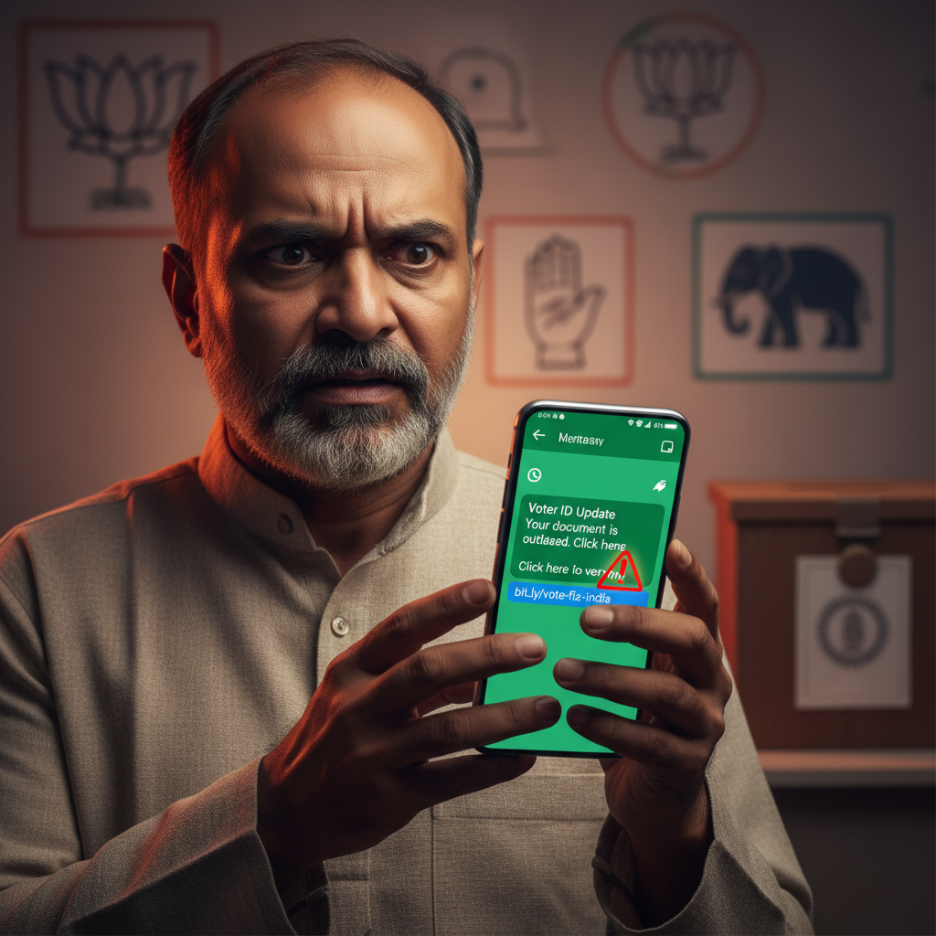 Election Commission SMS / WhatsApp Voter ID update link — is it real?