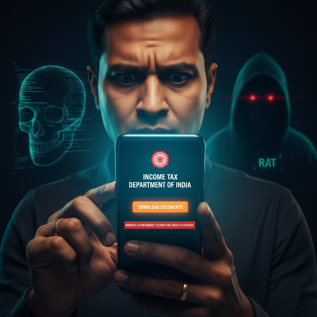 Indian Income Tax SMS asking to download documents? Is it a scam? What to do immediately?