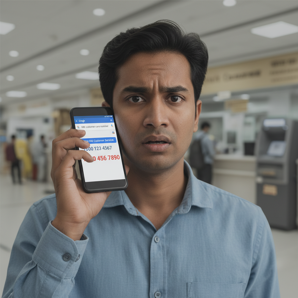 SBI Customer Care Number on Google Fake - What to do in India?