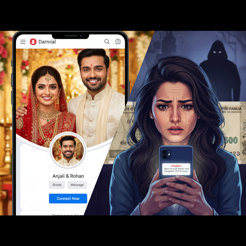 Shaadi.com match asking for emergency money after a few weeks — what to do?