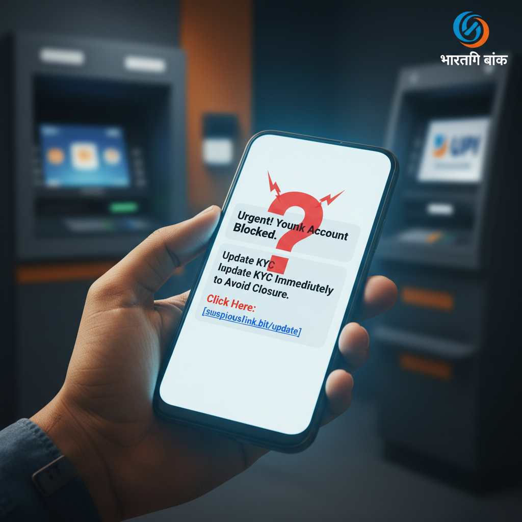SMS/WhatsApp 'bank account blocked update KYC' link – what to do India 2024?