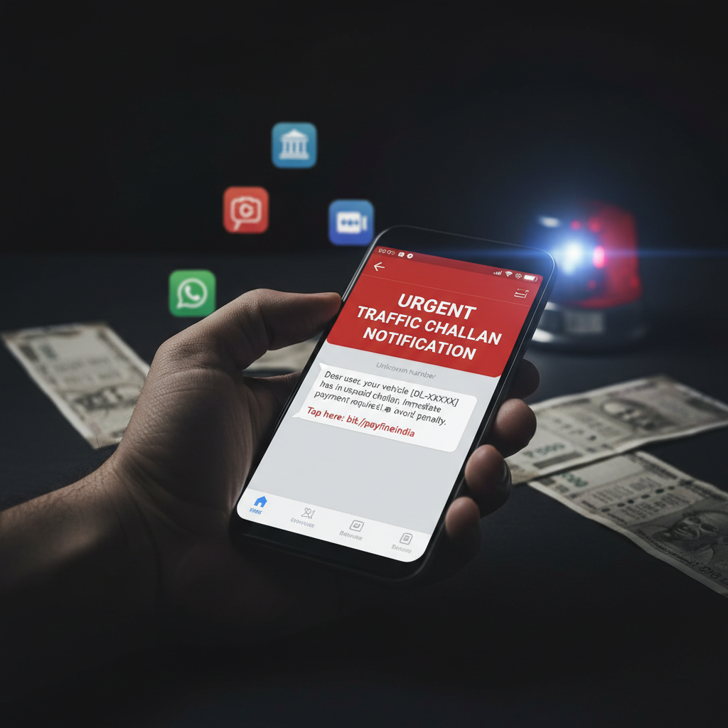 WhatsApp challan APK link message – what to do if I clicked?