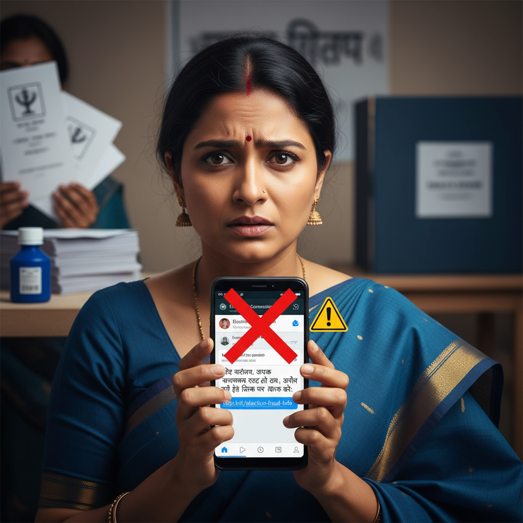 WhatsApp Election 'rejection' link fake EC msg – what to do?