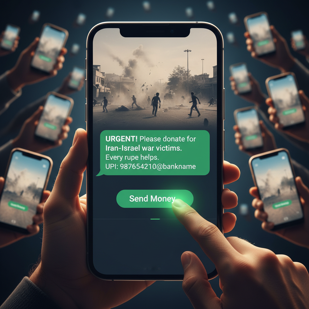 WhatsApp ‘Iran War Help’ UPI Donation Messages – Is It Real or Scam? What to Do.